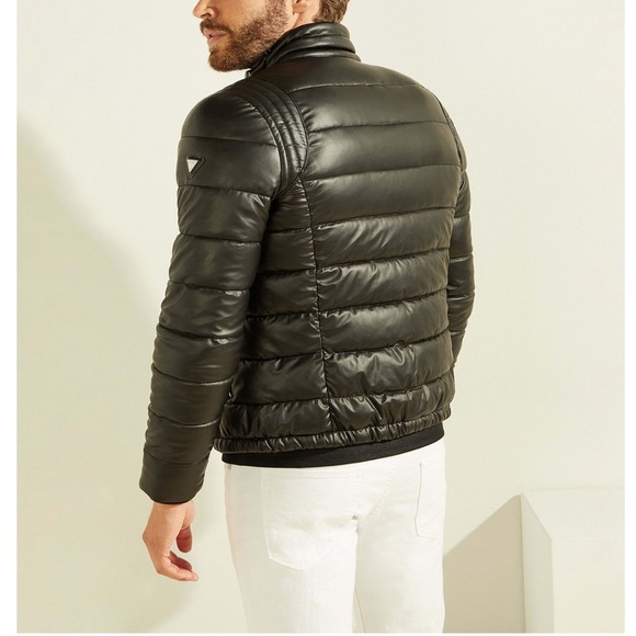 New Guess Smart Stretch Puffer Jacket SZ XL - Picture 3 of 9